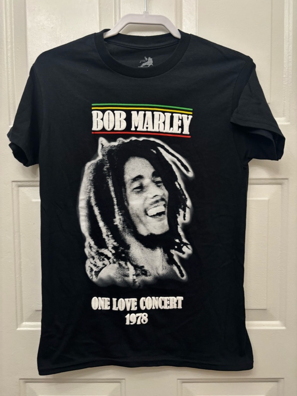 Bob Marley One Love Concert 1978 Black Graphic Tee